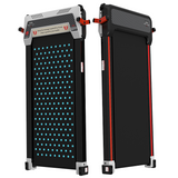 CITYSPORTS ZX3 walking pad, upright views of both reversible surfaces