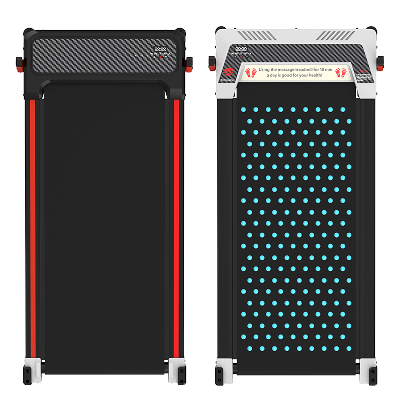 CITYSPORTS ZX3 walking pad, overhead comparison of both surfaces